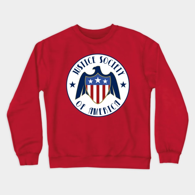 Justice Society of America Crewneck Sweatshirt by fenixlaw